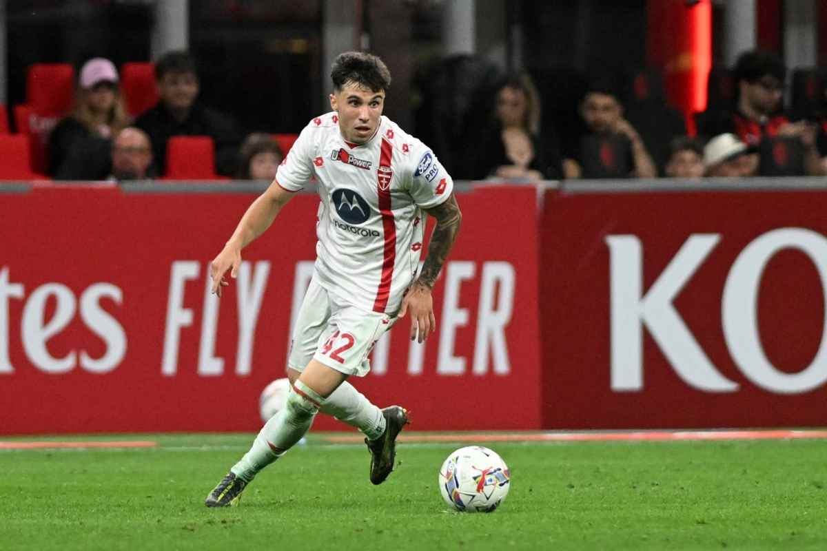 Alessandro Bianco in azione con la maglia del Monza