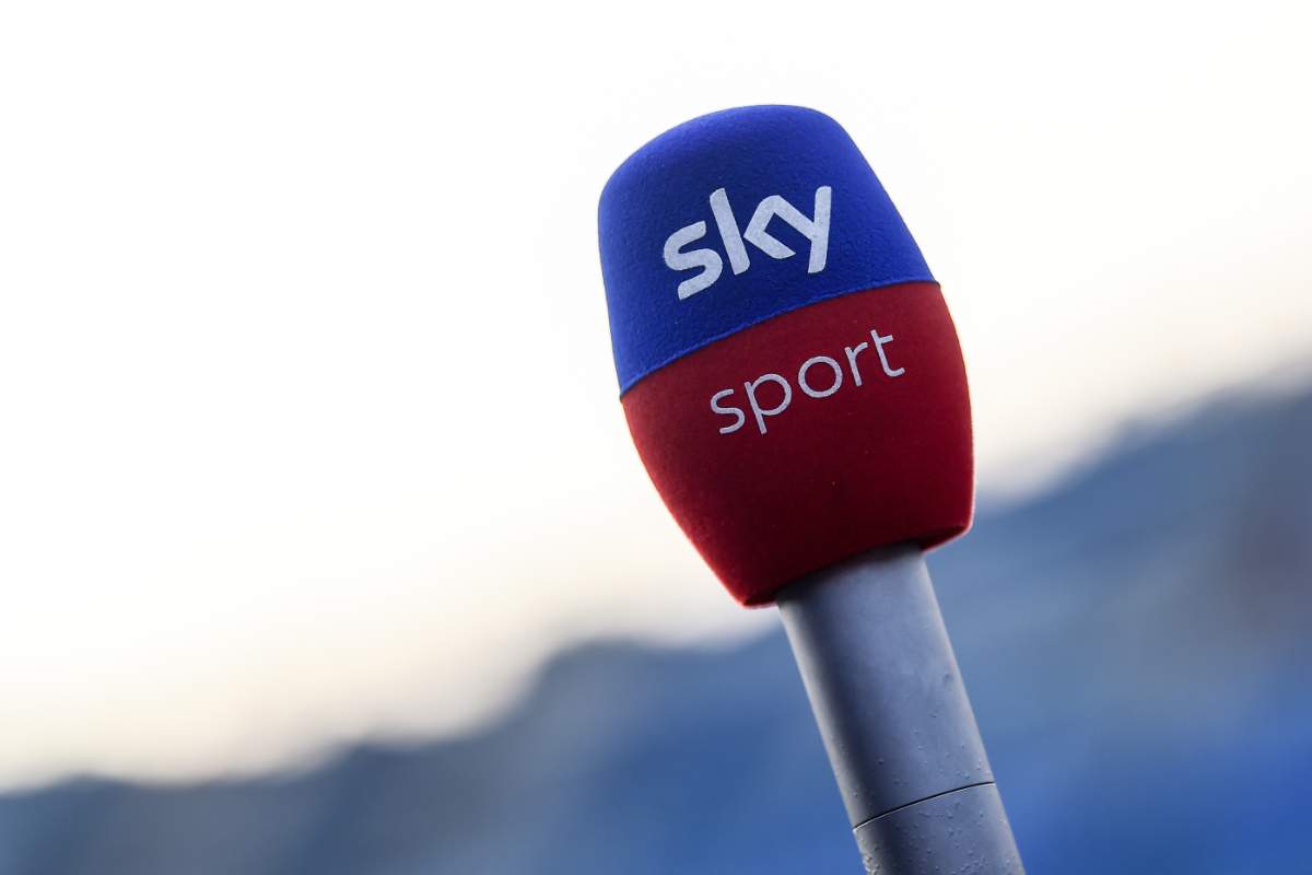 microfono di Sky Sport